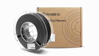 Raise3D R3D Premium TPU-95A Filament Black 1kg 1,75mm